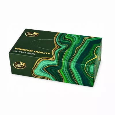 Серветки в коробці Silken PREMIUM / 3-шарові / 70 шт Серветки в коробці Silken PREMIUM / 3-шарові / 70 шт