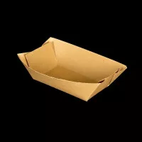 Лоток паперовий / не ламінований / 150*200*40 мм / крафт / 100 шт