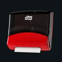 Диспенсер пластиковий Tork 654008 / чорно-червоний Диспенсер пластиковий Tork 654008 / чорно-червоний
