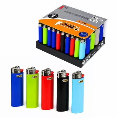 Запальничка BIC Maxi / кольорова / 50 шт Запальничка BIC Maxi / кольорова / 50 шт