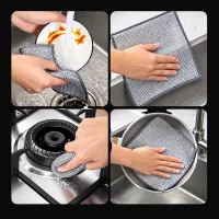 Скребок салфетка Clean Pro / 20*20 см / 1 шт