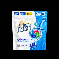 Капсулы для стирки Ms.Helen / Universal / 3 in 1 / 11 шт